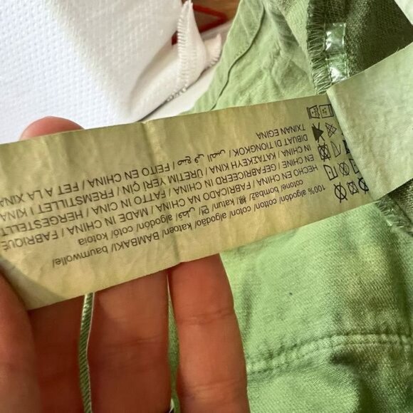 Pull&Bear Women’s XS Green Cotton Active Utility Army Jacket Coat Multi Pocket - Picture 4 of 9